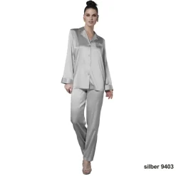 100% Seide Schlafanzug CLASSICO von Luna di Seta