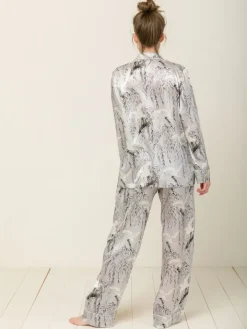 100% Seide Schlafanzug Elisabetha in JAPANESE GARDEN von Radice