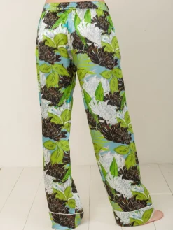 100% Seide Schlafanzug Elisabetha in VERONA GARDEN von Radice