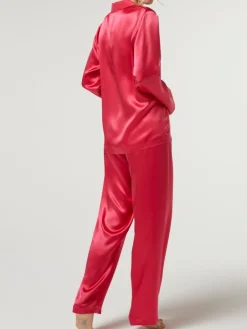 100% Seide Schlafanzug LAILA uni von Vivis