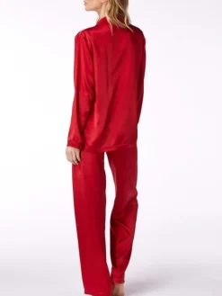 100% Seide Schlafanzug LAILA uni von Vivis