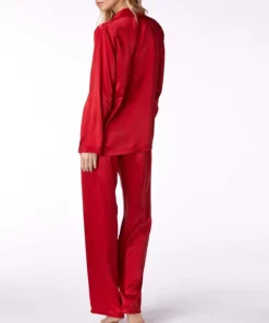 100% Seide Schlafanzug LAILA klassisch von Vivis