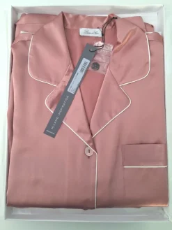 100% Seide Schlafanzug SILK SOUL altrosé von Luna di Seta