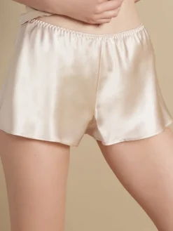 100% Seide SHORTS Soie Unie uni von Marjolaine