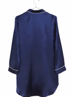 100% Seide Sleepshirt CAMILLA UNI Satin von Radice
