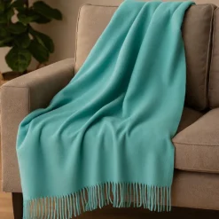 100% Seide Sofaplaid EXQUISIT verschiedene Farben von Seidenwolke