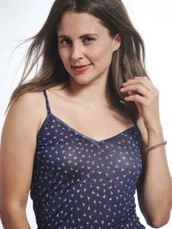 100% Seide SPAGHETTI TOP transparent von Kokon Zwo