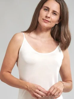 100% Seide SPAGHETTI TOP transparent Kokon Zwo