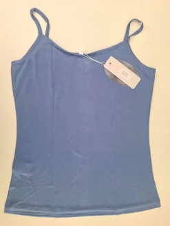 100% Seide SPAGHETTI TOP transparent Kokon Zwo