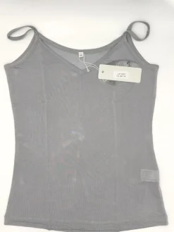 100% Seide SPAGHETTI TOP transparent Kokon Zwo