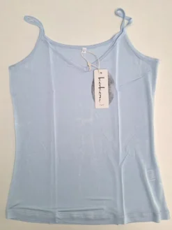 100% Seide SPAGHETTI TOP transparent Kokon Zwo