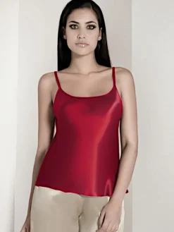 100% Seide Trägertop CLASSICO No. 2 uni von Luna di Seta