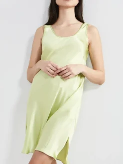 100% Seide Träger-Unterkleid KLASSIK SATIN von Eva B. Bitzer