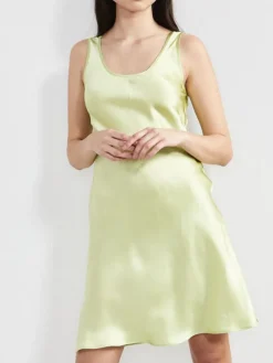 100% Seide Träger-Unterkleid KLASSIK SATIN von Eva B. Bitzer