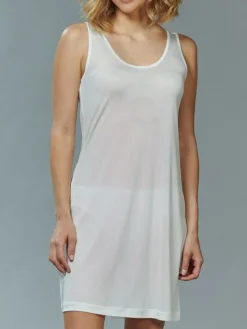 100% Seide Träger-Unterkleid transparent von Kokon Zwo