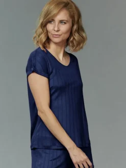 100% Seide T-Shirt AJOUR fein von Kokon Zwo