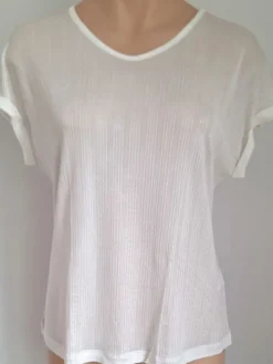 100% Seide T-Shirt AJOUR fein von Kokon Zwo