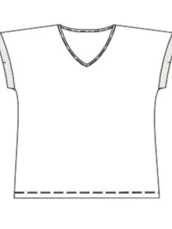 100% Seide T-Shirt AJOUR uni von Kokon Zwo