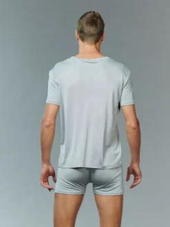 100% Seide T-Shirt für Herren Kokon Zwo