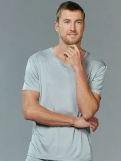 100% Seide T-Shirt für Herren Kokon Zwo