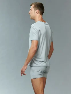 100% Seide T-Shirt für Herren Kokon Zwo