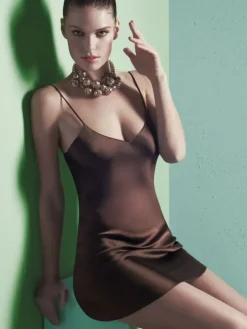 100% Seide Unterkleid CLASSICO uni von Luna di Seta