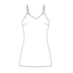 100% Seide Unterkleid SOIE ODA kurz von Marjolaine