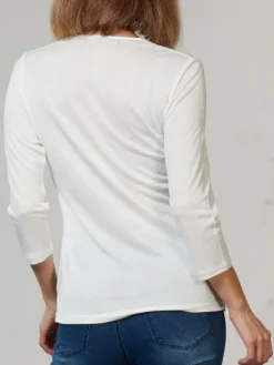 3/4-Arm Shirt CINDA von Kokon Zwo mit Seide und Leinen