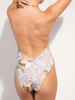 Badeanzug MOON 63 gemustert mit Glitzer von Pain de Sucre