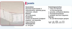 Badenia BNP Molton Matratzenschoner JASMIN Baumwolle kochfest