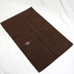 Badvorleger Baumwolle Frottee schokobraun ca. 60x100 cm von Facotti