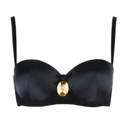 Balconett-BH ELISABETH mit Kristall-Medaillon von Escora