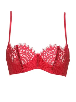 Balconette BH BLACK SWAN mit Spitze und Steinchen von Prelude Milano