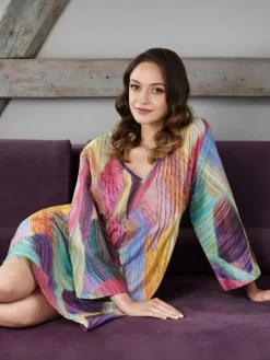 Baumwolle Batist Tunika JETTE bunt von Gattina