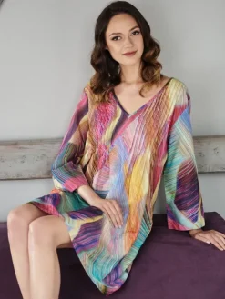 Baumwolle Batist Tunika JETTE bunt von Gattina