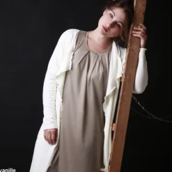 Baumwollmix Morgenmantel CASUAL kuschelig von Gattina