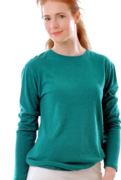 Bourette Seide LANGARM SHIRT von Alkena