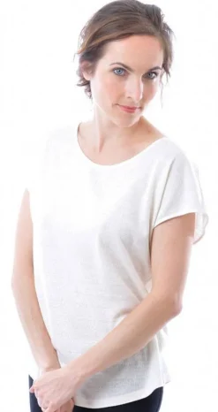 Bourette Seidenmix Sommer T-SHIRT luftig von Alkena