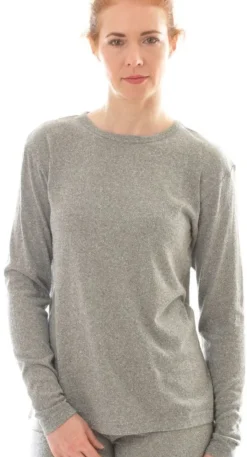 Bourette-Seide LANGARM SHIRT von Alkena