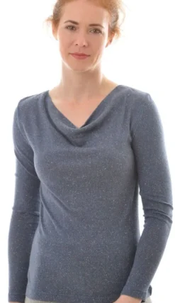 Bourette-Seide WASSERFALL SHIRT von Alkena