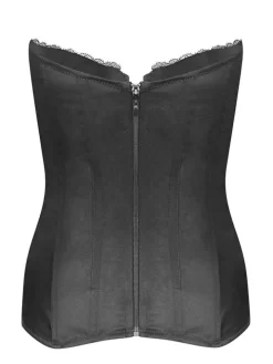 Bustier Corsage MEDICIS 5 SATIN NOIR schwarz von Cadolle