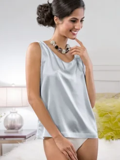 Camisole-Top Stretchseide SEVERA Cotton Club Seta Superior