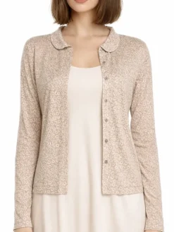 Cardigan CINDA Kokon Zwo mit Seide und Leinen