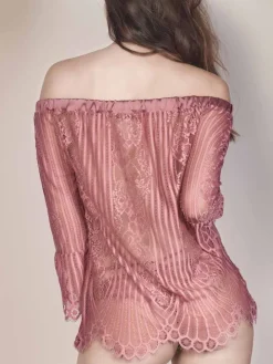 Carmen Shirt aus Spitze JOSEPHINE von Escora