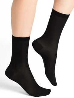 Damen Socken mit 58% Wolle 24% Seide von Bleuforêt