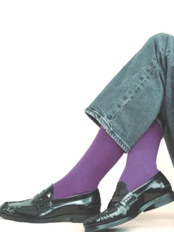 Damen Socken mit 58% Wolle 24% Seide von Bleuforêt