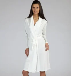 Feiner Wirkseide Morgenmantel kurz TAHITI 100% Seide Gattina