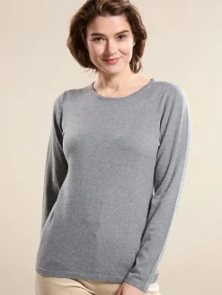 Feinstrick Pullover Bio Baumwolle mit Kaschmir von Kokon Zwo