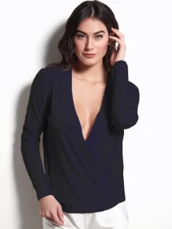 Feinstrick Pullover von Luna di Seta Seide mit Kaschmir