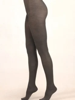 Feinstrumpfhose MERINO mit Baumwolle uni von Bleuforêt